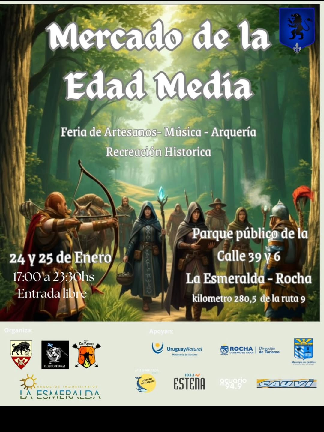 Mercado medieval en La Esmeralda