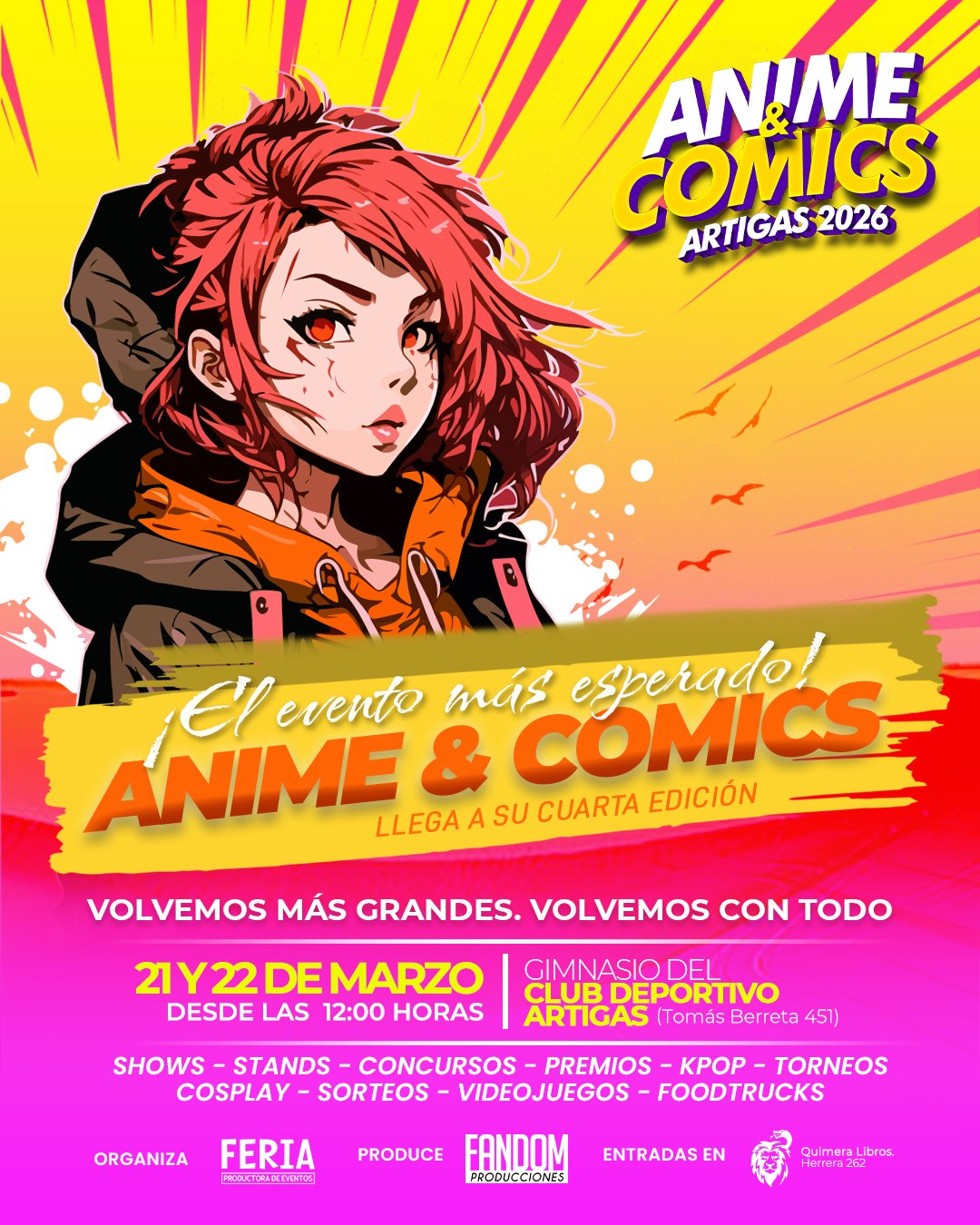 ANIME y COMICS ARTIGAS 2026